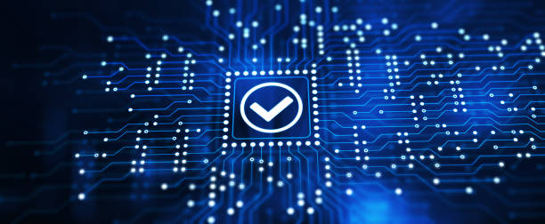 istock Standard Quality Control Certification Assurance Guarantee Internet Business Technology Concept. 3d Render illustration 1407889773