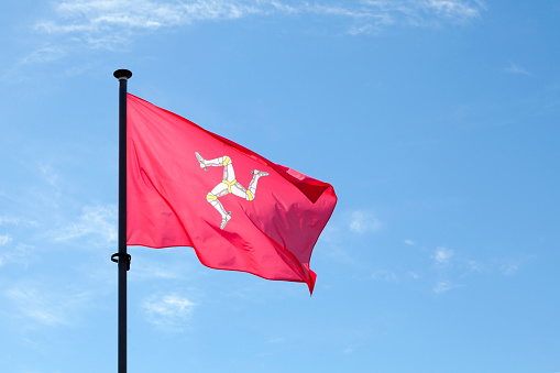 Turkish flag waving in the sky