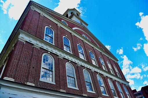 Old State House, Faneuil Hall and downtown Boston, Massachusetts