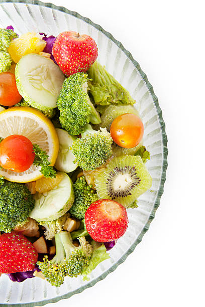 istock Closeup of fresh salad 140789498