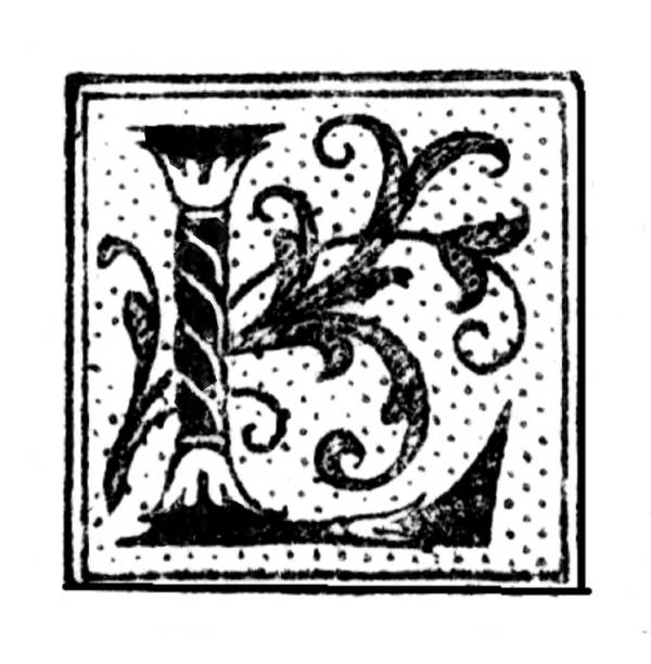 Illuminated Manuscripts Letter L