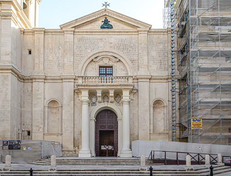 Valletta, Malta - August 11, 2017: St. John's Co-Cathedral
