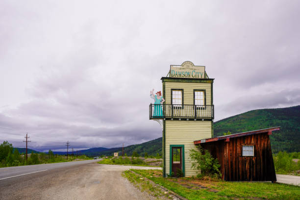 Dawson City stock photo