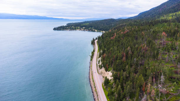 istock Lake Road in Wild Montana 1407912735
