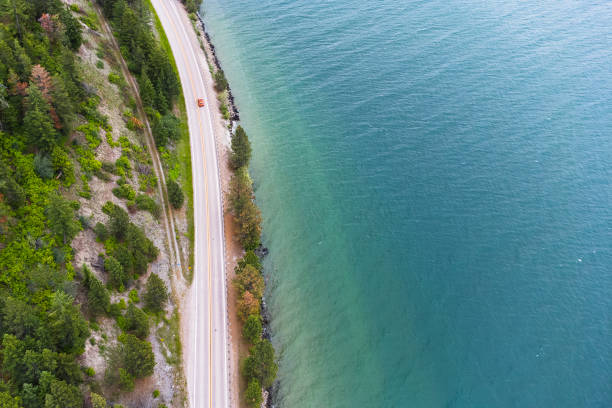istock Lake Road in Wild Montana 1407912770