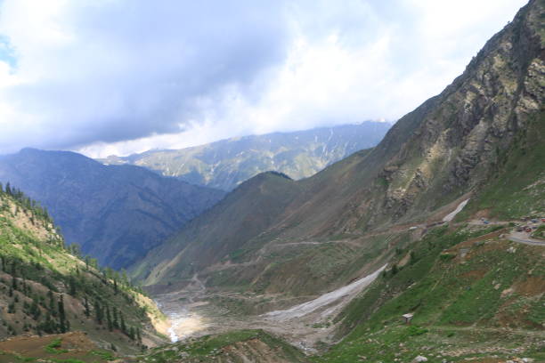 istock Road view of Gilgit Mountain Baltistan KPK 1407914982