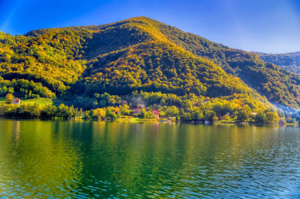 istock Great Pliva lake landscape. 1407920745