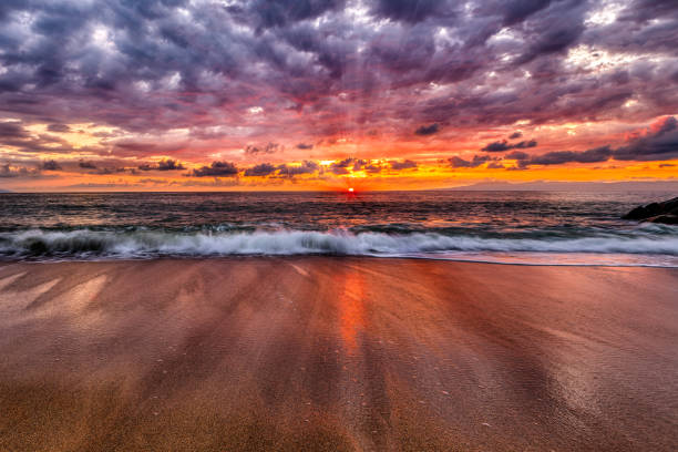 istock Sunset Ocean Inspirational Nature Landscape Sun Rays 1407921695