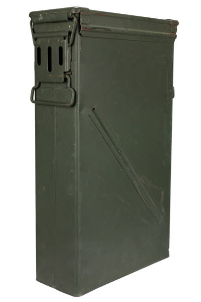 istock Ammo can for 81mm mortar cartidge 1407923281