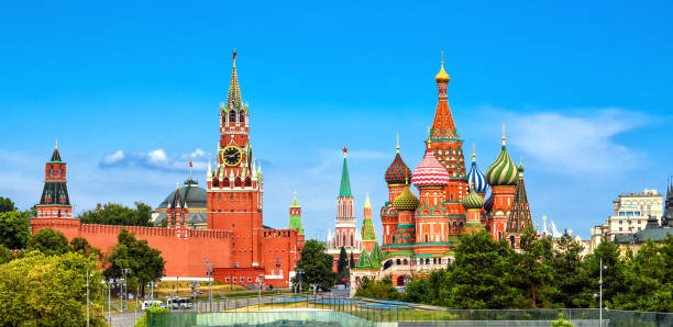 istock Moscow Kremlin and St Basil's Cathedral, Russia 1407923483