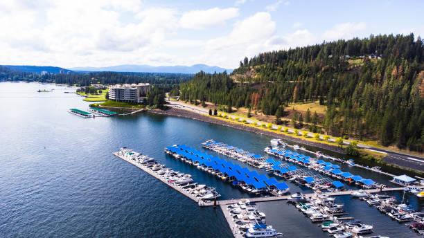 coeur d'alene, idaho - idaho fotografías e imágenes de stock