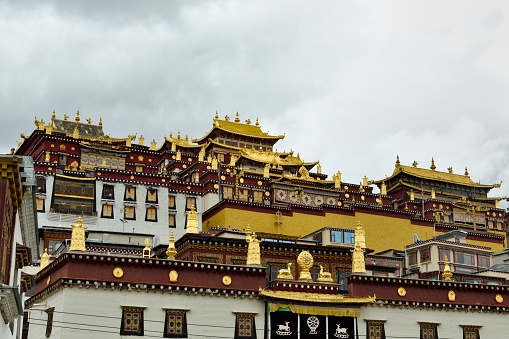 Diqing Tibetan Autonomous Prefecture, Yunnan Province,  \nSongzanlin monastery is the largest Tibetan Buddhist temple in Yunnan Province and plays a pivotal role in the entire Tibetan area. It is known as the \