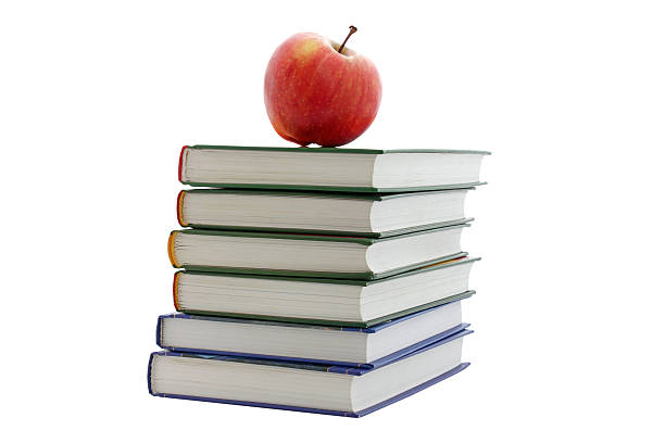 istock apple on pile of books 140793432
