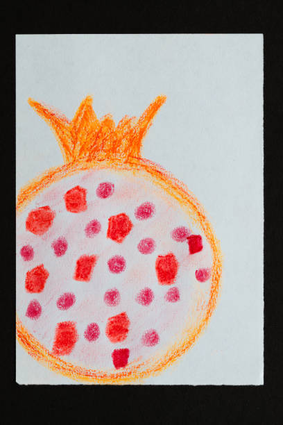 Child's Drawing -sweet pomegranate