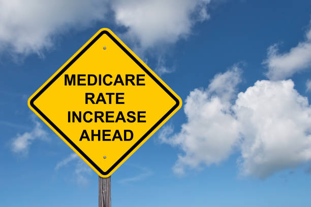 istock Medicare Rate Increase Warning Sign 1407947130