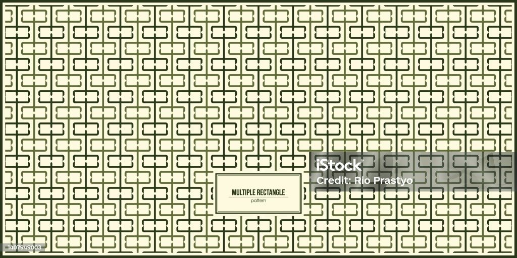 Multiple Rectangle Shape Pattern Design Stock Illustration - Download ...