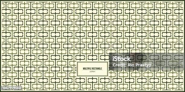 Multiple Rectangle Shape Pattern Design Stock Illustration - Download ...