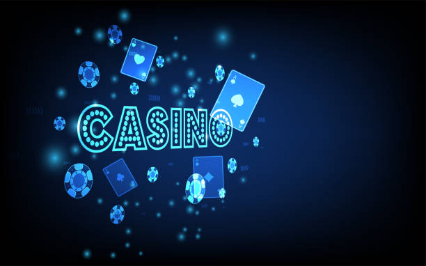 istock Casino background, Concept casino playing cards, futuristic digital innovation background vector illustration 1407955147