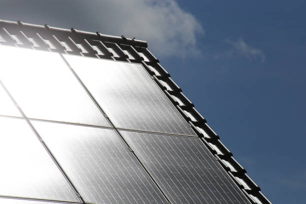 istock Single family house with solar system or photovoltaic system 1407965506