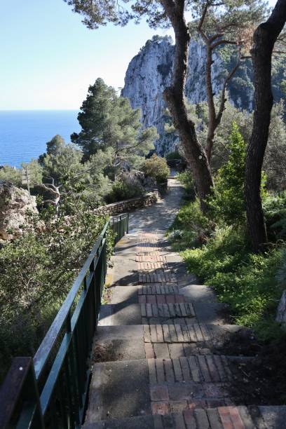 istock Capri - Access staircase to the Natural Arch 1407966562