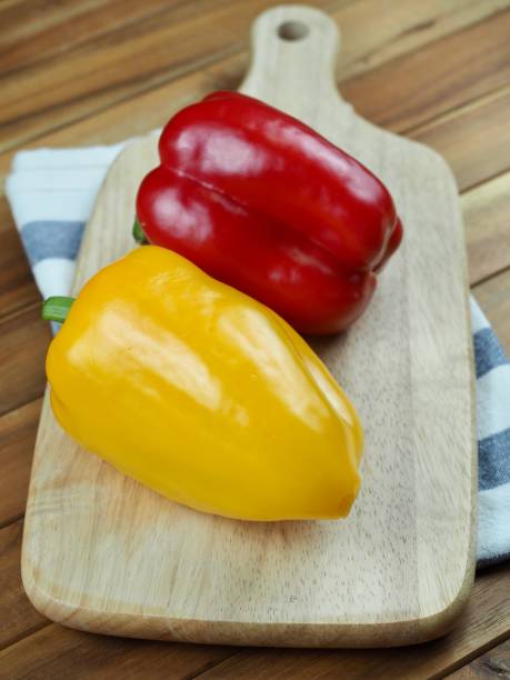 istock Fresh Organic Vegetables Yellow and Red Paprika 1407967067