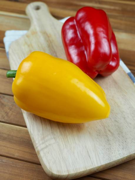 istock Fresh Organic Vegetables Yellow and Red Paprika 1407967073