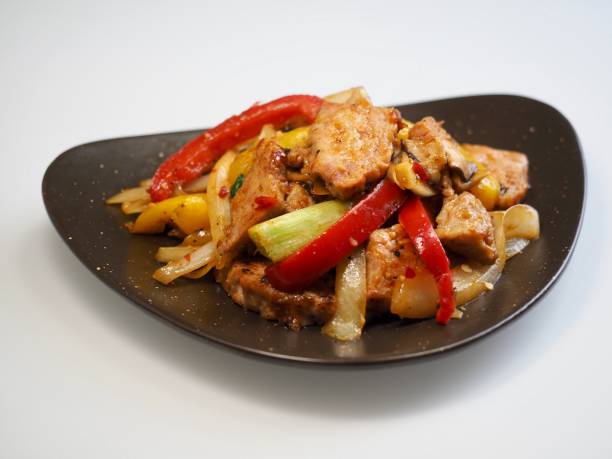 istock stir-fried meat and vegetables, food, cooking 1407967729