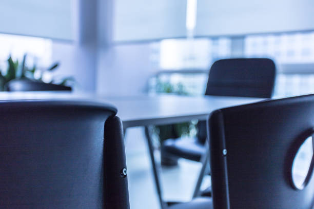 istock Meeting room in modern office 1407970499