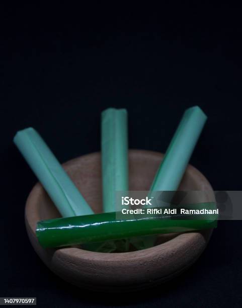 Dodol Aloe Vera Is A Typical Food From Pontianak Stock Photo - Download Image Now
