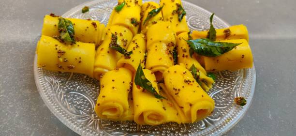 istock Khandvi, Gujarati food 1407971604