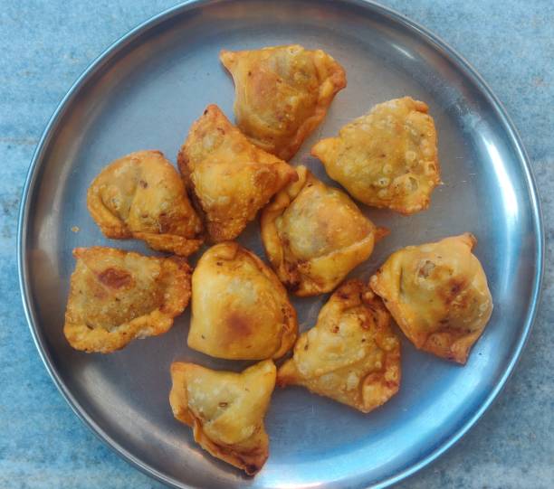 istock Veg mini Samosa - is a crispy and spicy Indian 1407971716