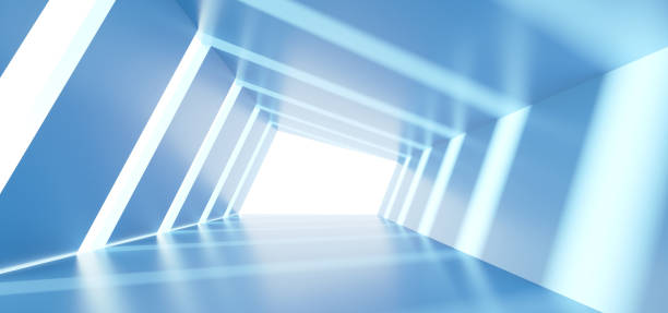 istock 3D rendering of arch tunnel building space inside the bright and clean abstract creative concept background 1407972883