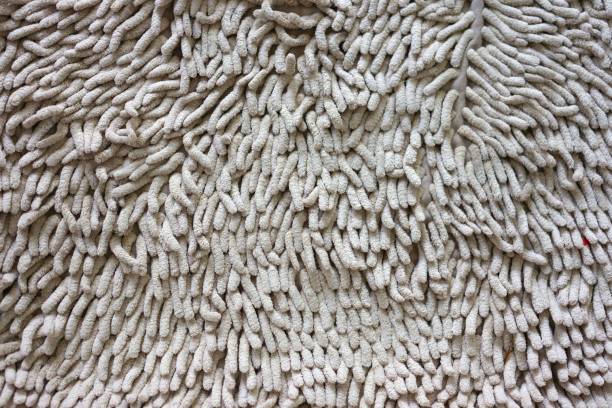 istock Fabric and texture concept - close up of a towel 1407973117