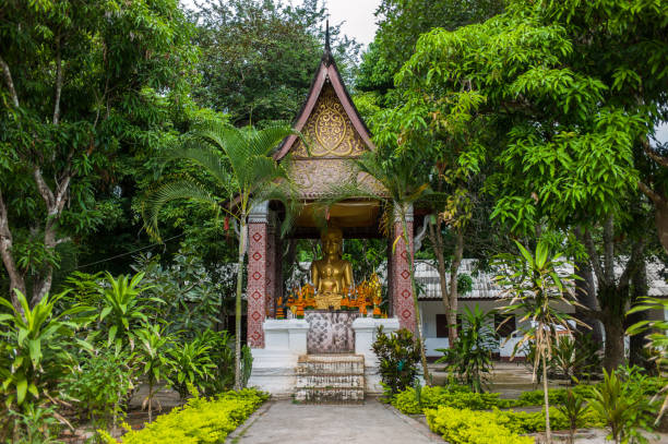 istock Old Buddhist temple in Luang Prabang, Laos 1407974413
