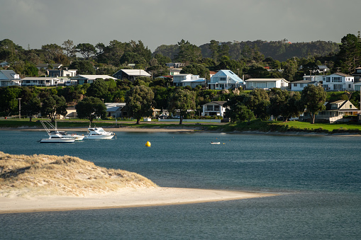 Homes around Mangawhai Heads in New Zealand