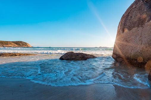 The famous Squeaky Beach at Wilson's Promontory National Park in Gippsland Victoria