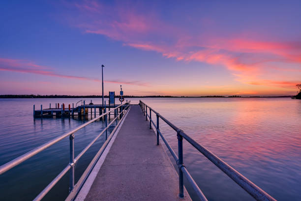 istock Sunset over Kalimna Jetty 1407977090