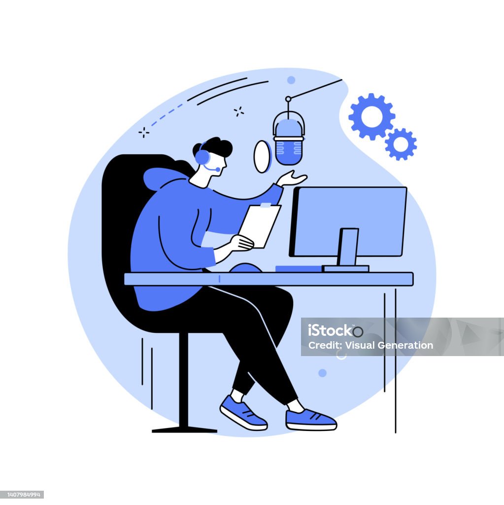 Ilustración de Artista De Voz En Off Ilustraciones Vectoriales De Dibujos Animados Aislados y más Vectores Libres de Derechos de Podcasting - iStock Ilustración de Artista De Voz En Off Ilustraciones Vectoriales De Dibujos Animados Aislados y más Vectores Libres de Derechos de Podcasting - iStock