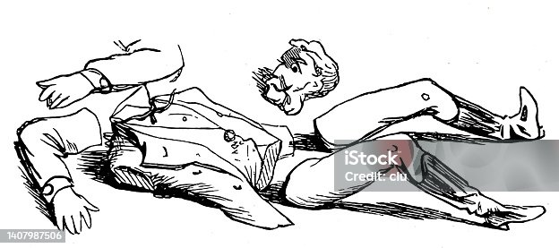istock He lost his head and lay on the ground 1407987506