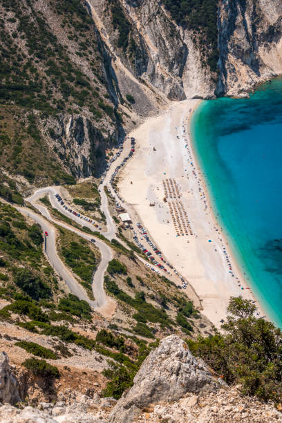 istock Myrtos Beach In Kefalonia , Greece. 1407995156