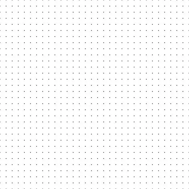 Vector illustration of dots grid