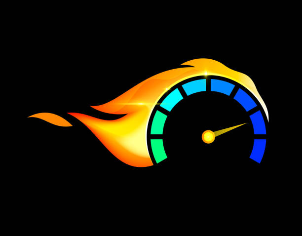 Cursed Speedometer 220+ Burning Speedometer Stock Illustrations, Royalty-Free Vector ...