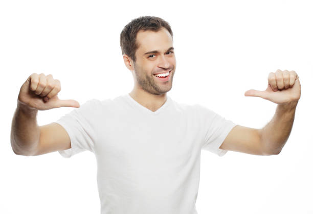 istock handsome man in white shirt 1408003887