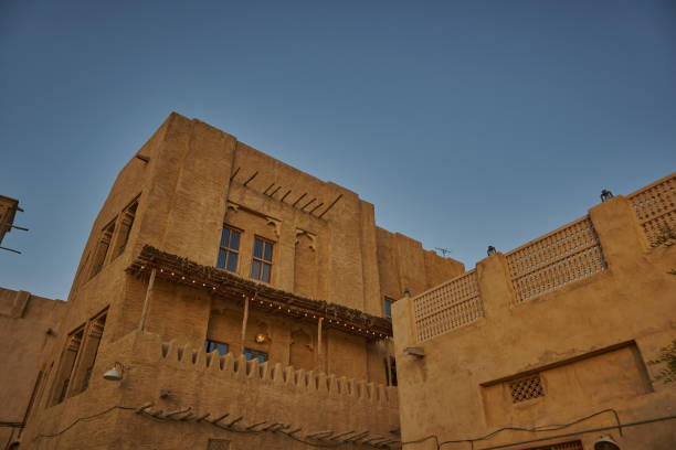 istock Old heritage building at Al Seef, Dubai, UAE 1408007020