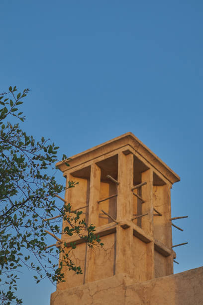 istock Old Heritage watch tower in Al Seef, Dubai 1408007614