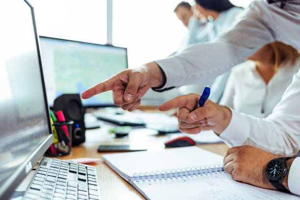 istock Businessman checking agreement before signing 1408008201