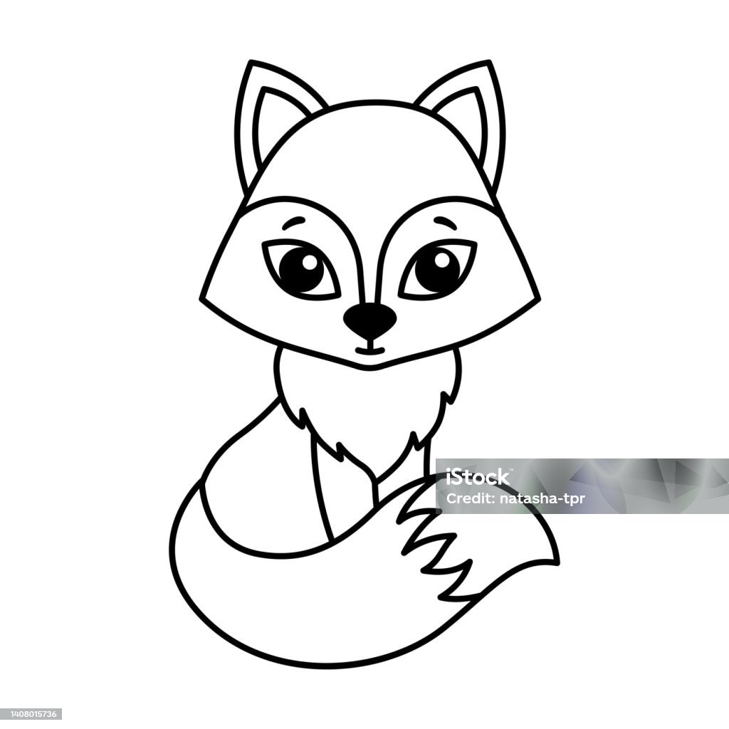 Ilustración de Libro Para Colorear Animal De Bosque Para Niños Zorro Divertido En Un Estilo De Dibujos Animados y más Vectores Libres de Derechos de Animal - iStock Ilustración de Libro Para Colorear Animal De Bosque Para Niños Zorro Divertido En Un Estilo De Dibujos Animados y más Vectores Libres de Derechos de Animal - iStock