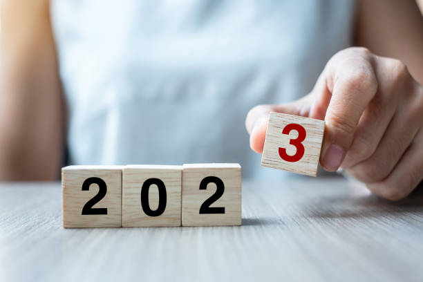 istock block 2023 text on table. Resolution, strategy, plan, goal, motivation, reboot, business and New Year holiday concepts 1408017337