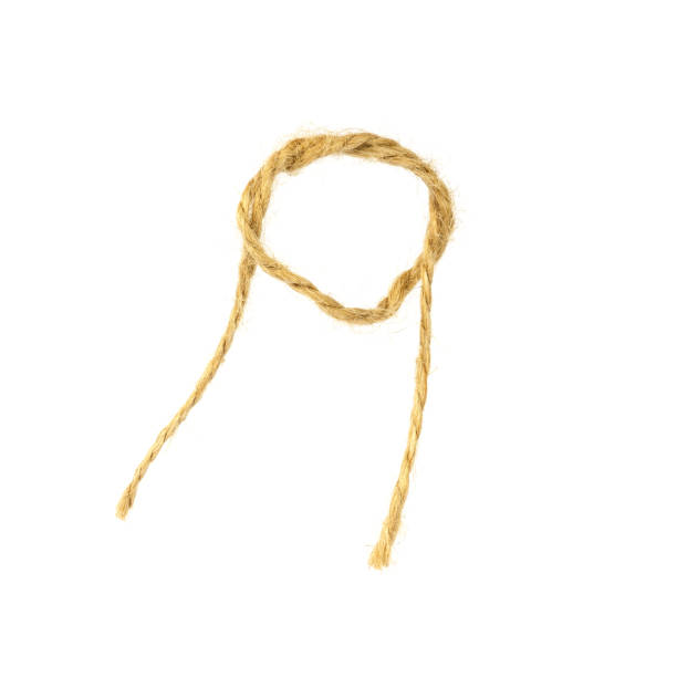 istock rope or twine tied in a knot on white background 1408017357