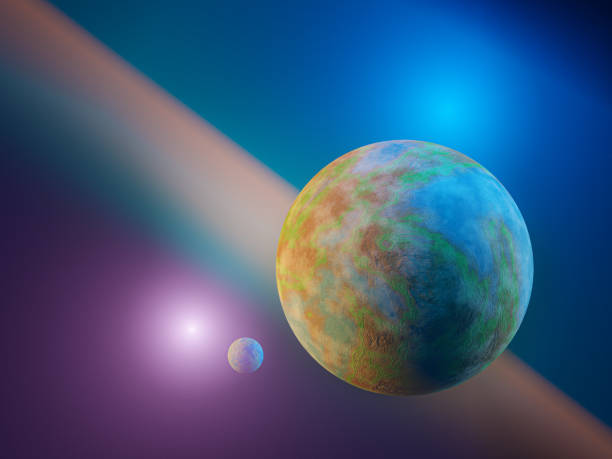 istock planet earth at the intersection of nebul. 3D render 1408017365